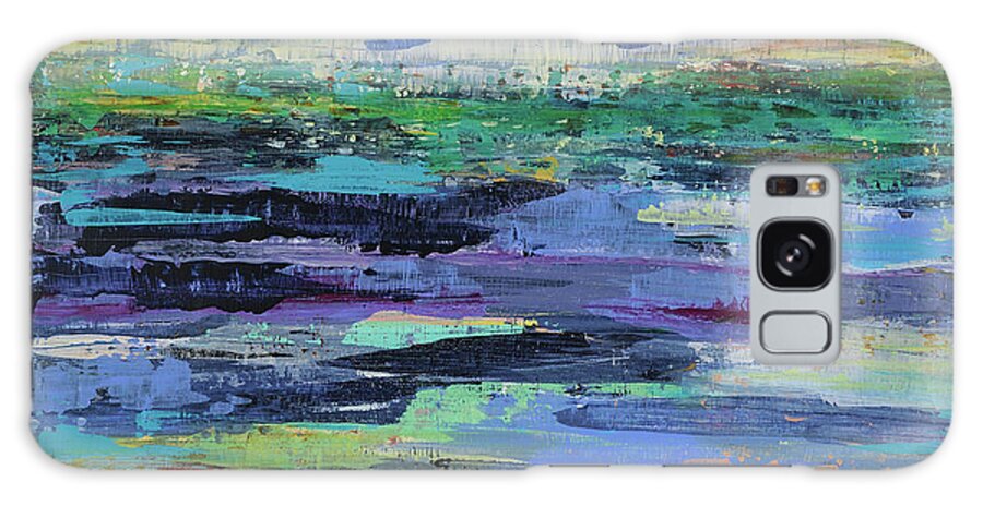 Monet Galaxy Case featuring the mixed media Imagined View 3 by Julia Malakoff