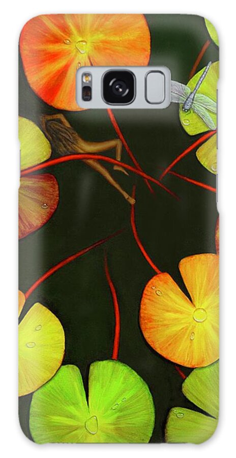 Kim Mcclinton Galaxy Case featuring the painting Immersion by Kim McClinton