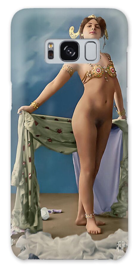 Mata Hari Galaxy Case featuring the digital art Imposing Mata Hari by Franchi Torres
