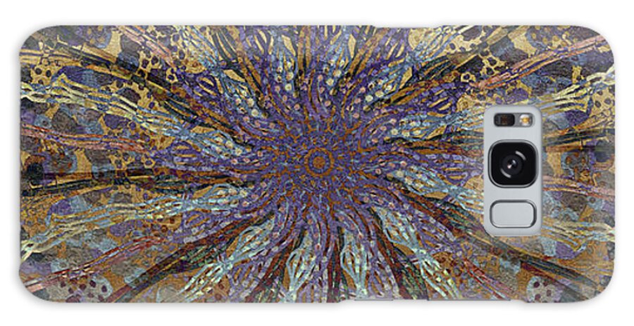 Abstract Galaxy Case featuring the digital art Improvisation 3121 by Bentley Davis