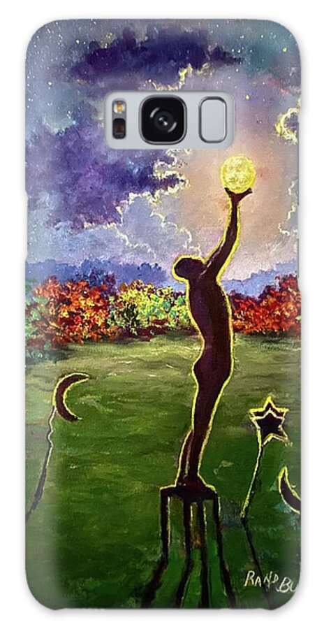 In Galaxy S8 Case featuring the painting In Balance by Rand Burns