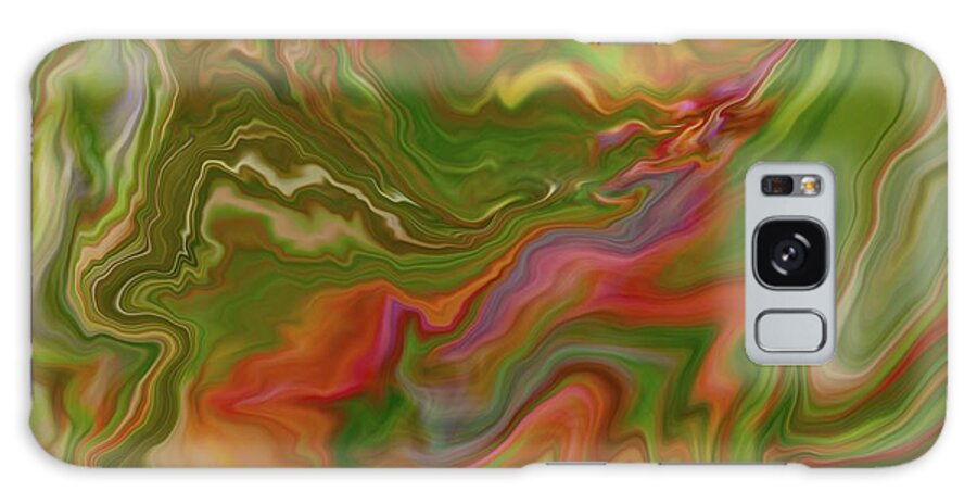 Abstract Galaxy Case featuring the digital art Primordial by Nancy Levan
