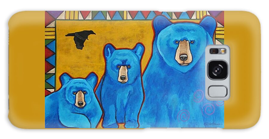 Bears Galaxy Case featuring the painting In the Morning by DG House