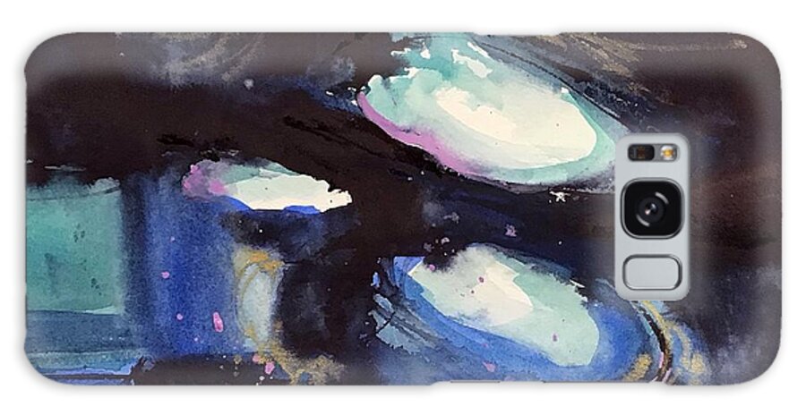 Abstract Galaxy Case featuring the painting Infinite by Judith Levins