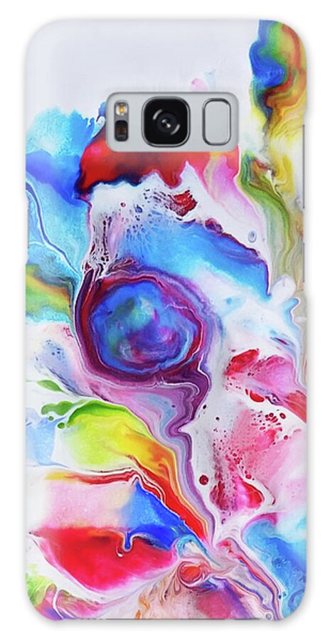 Colorful Galaxy Case featuring the painting Inner Eye by Deborah Erlandson