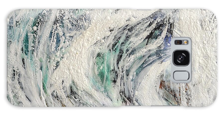 Canadianart Galaxy Case featuring the painting Into the Wave by Anita Thomas