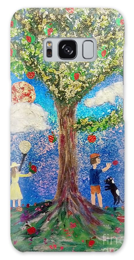 Tree Galaxy Case featuring the mixed media Investigating Gravity by David Westwood