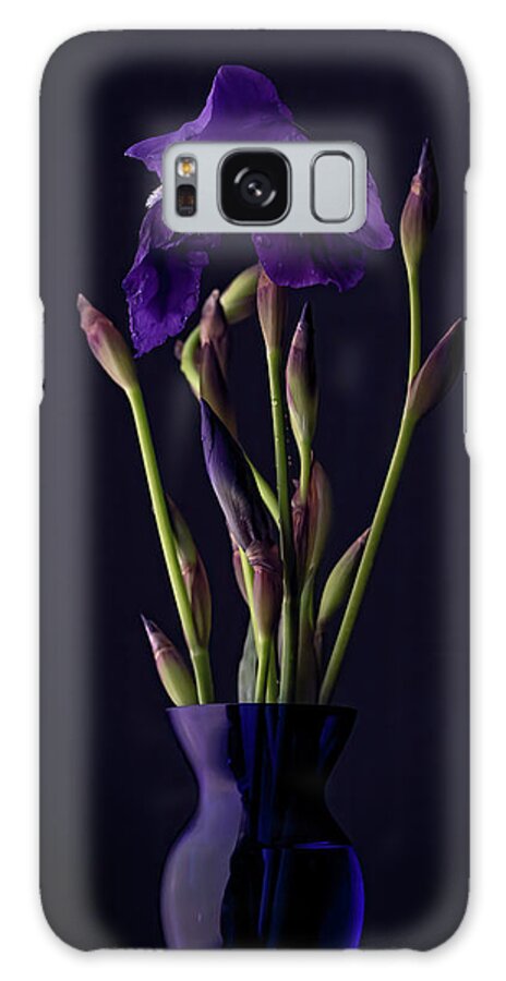 Purple Galaxy Case featuring the photograph Iris by Holly Ross