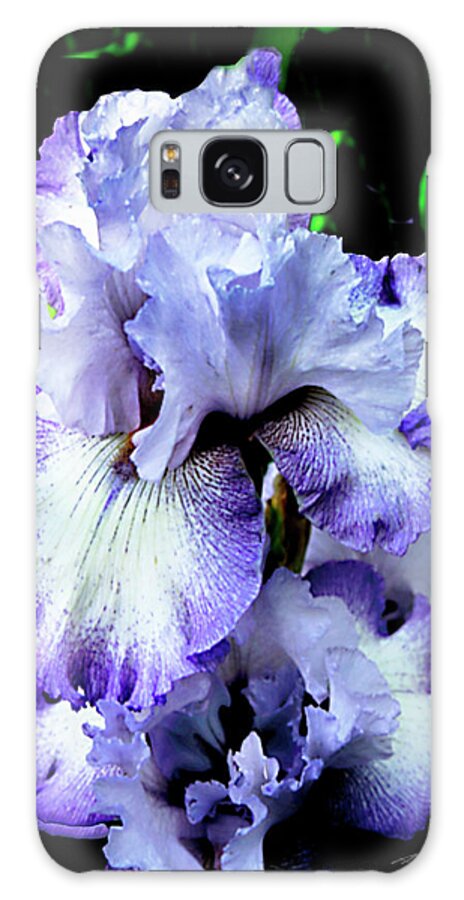 Color Galaxy Case featuring the photograph Iris Profusion 2 by Alan Hausenflock
