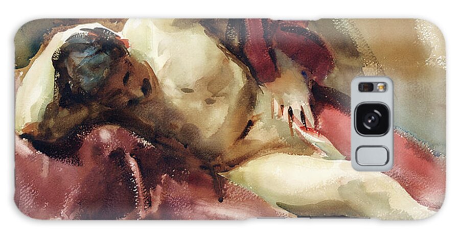 Figurative Galaxy Case featuring the painting Italian Model by John Singer Sargent