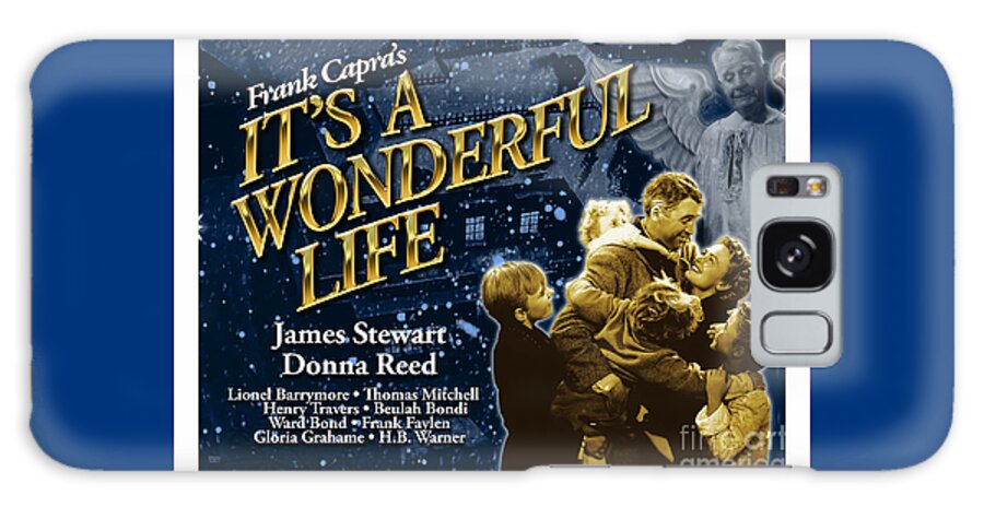 James Stewart Galaxy Case featuring the digital art It's A Wonderful Life New Poster by Brian Watt