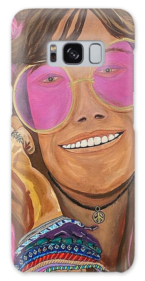 Galaxy Case featuring the painting Janis Joplin by Bill Manson