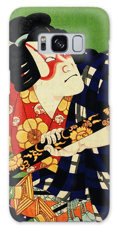 Japan Galaxy Case featuring the digital art Japanese Warrior by Long Shot