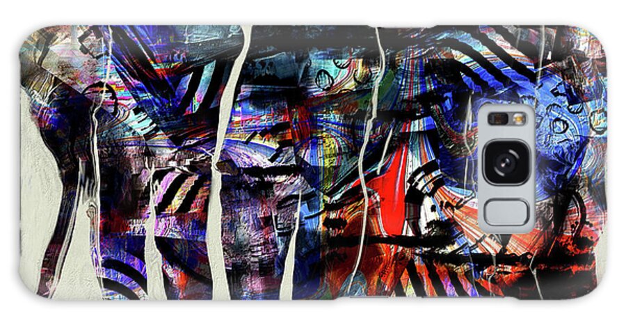 Abstract Galaxy Case featuring the digital art Jazz Light by Marina Flournoy