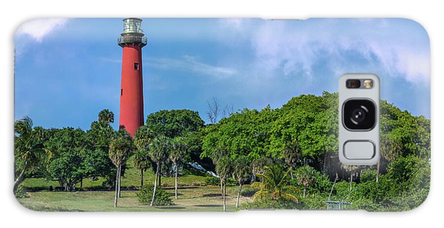 Jupiter Lighthouse Galaxy Case featuring the photograph Jupiter Lighthouse by Laura Fasulo