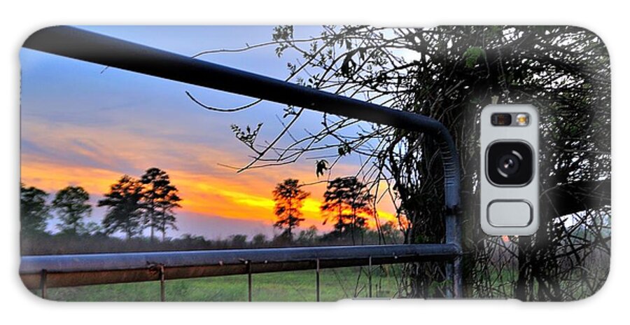 Sunset Galaxy Case featuring the photograph Just Outside the Hunting Club by Eric Towell