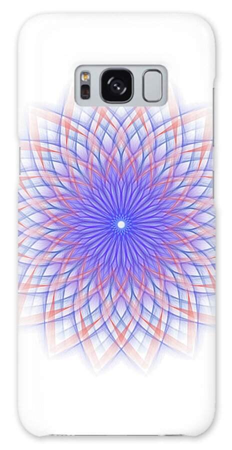 Kaleidoscope Mandalas Are Abstract Galaxy Case featuring the digital art Kaleidoscope Mandala by Michael Canteen