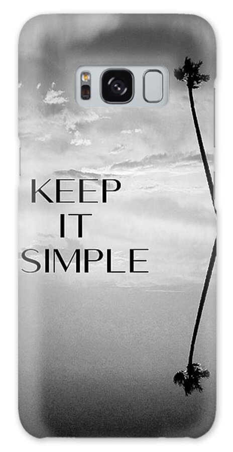 Sales Galaxy Case featuring the photograph Keep It SImple by Jenny Revitz Soper