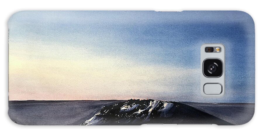 Kilimanjaro Galaxy Case featuring the painting Kilimanjaro Sunrise 2 by James Nyika