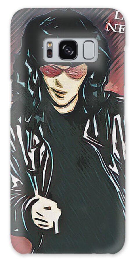 Ramones Galaxy Case featuring the digital art King Of Punk by Christina Rick