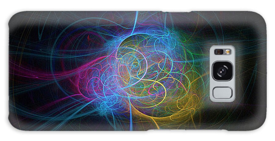 Rick Drent Galaxy Case featuring the digital art Knot by Rick Drent