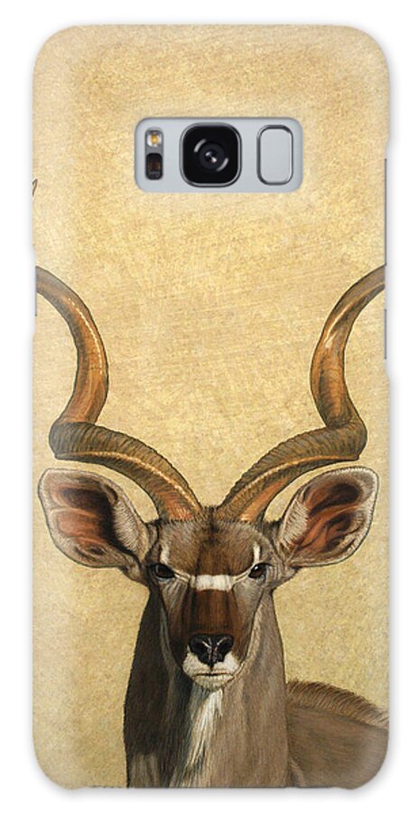 Kudu Galaxy S8 Case featuring the painting Kudu by James W Johnson
