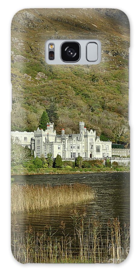 Abbey Castle Lake Mountains Benedictine Monastery Connemara Galway Wildatlanticway Ireland Photography Prints Galaxy Case featuring the photograph Kylemore Abbey by Peter Skelton
