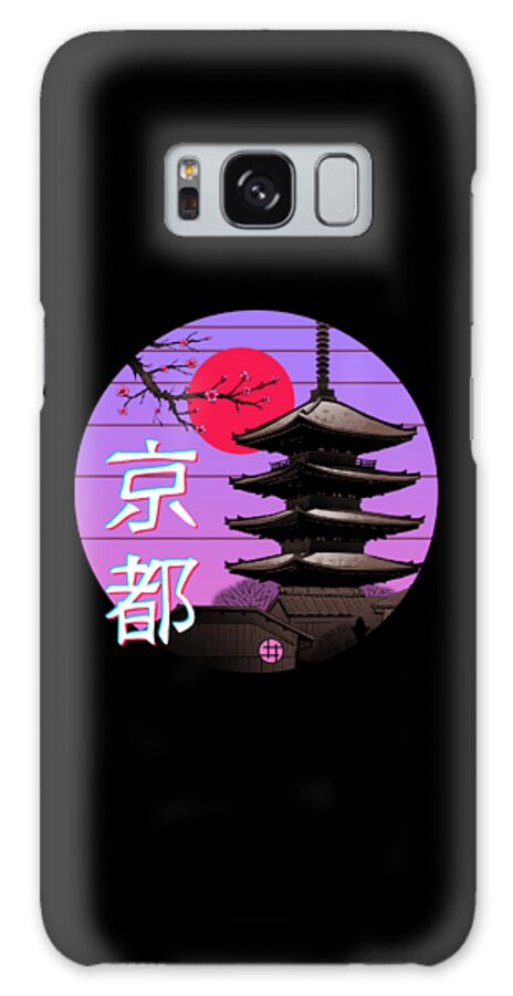 Kyoto Galaxy Case featuring the digital art Kyoto Wave by Vincent Trinidad
