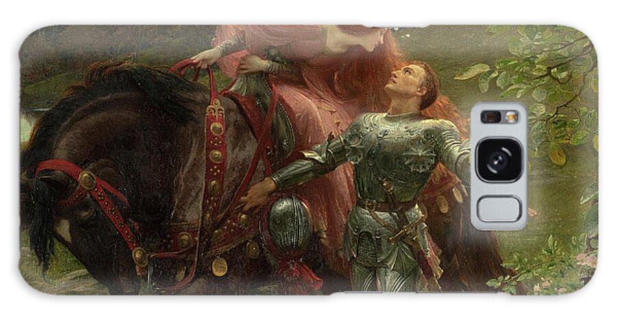 Frank Dicksee Galaxy Case featuring the painting La Belle Dame sans Merci, 1902 by Frank Dicksee