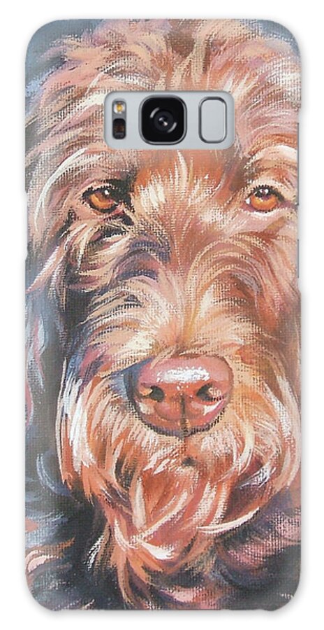 Labradoodle Galaxy S8 Case featuring the painting Labradoodle by Lee Ann Shepard