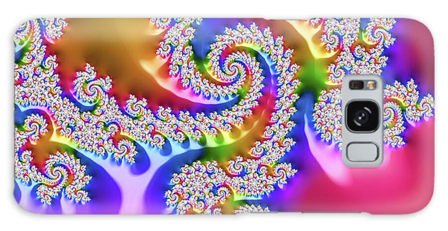 Lace Galaxy Case featuring the digital art Lacy Spiral Number 9 by Elisabeth Lucas