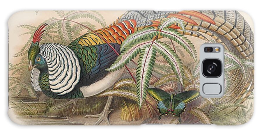 John Galaxy Case featuring the mixed media Lady Amherst's Pheasant by World Art Collective