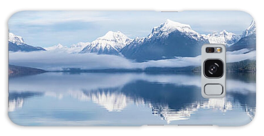 Nature Galaxy Case featuring the photograph Lake McDonald Panorama by Mango Art