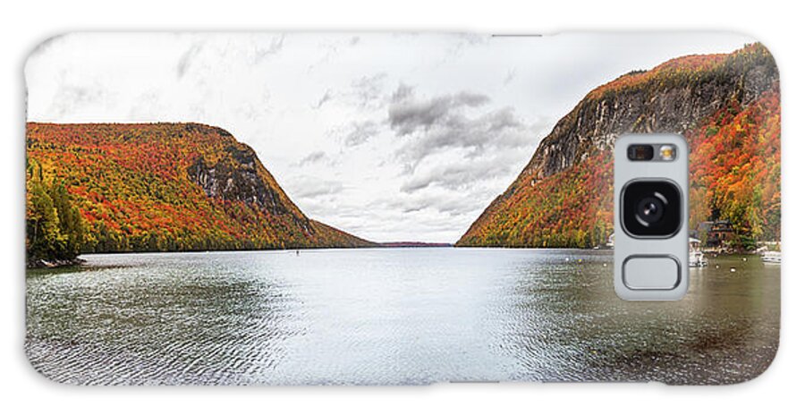 Vermont Galaxy Case featuring the photograph Lake Willoughby Fall Panoramic by Tim Kirchoff