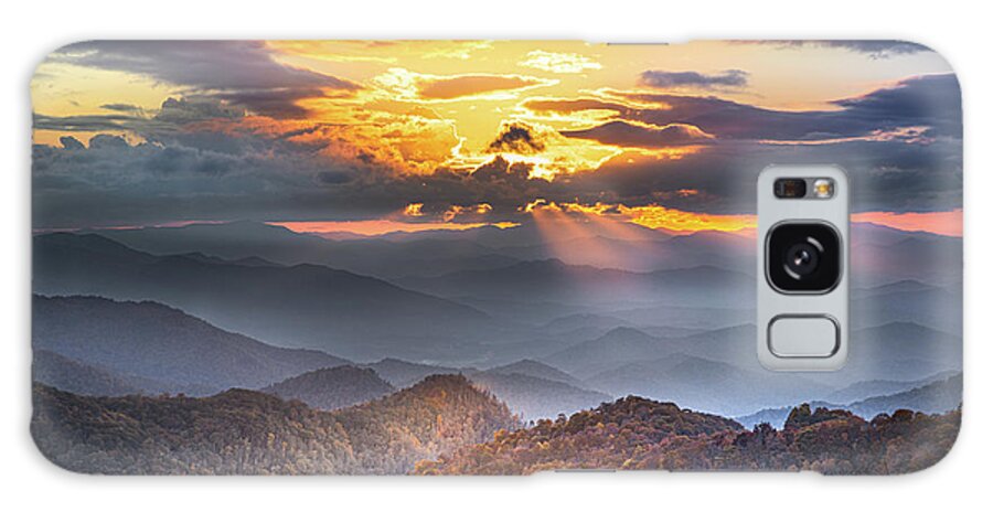 Maggie Valley Galaxy Case featuring the photograph Last Rays Of Light by Jordan Hill