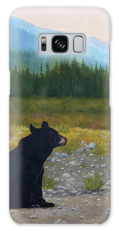 Bear Galaxy Case featuring the painting Late Day Musings by Tammy Taylor