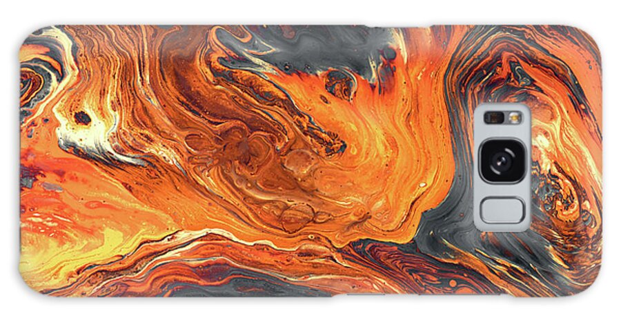 Lava Galaxy Case featuring the painting Lava by Long Shot
