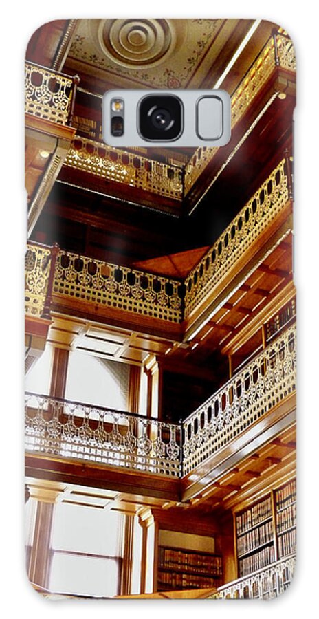 Law Galaxy Case featuring the photograph Ornate Law Library by Linda Brittain