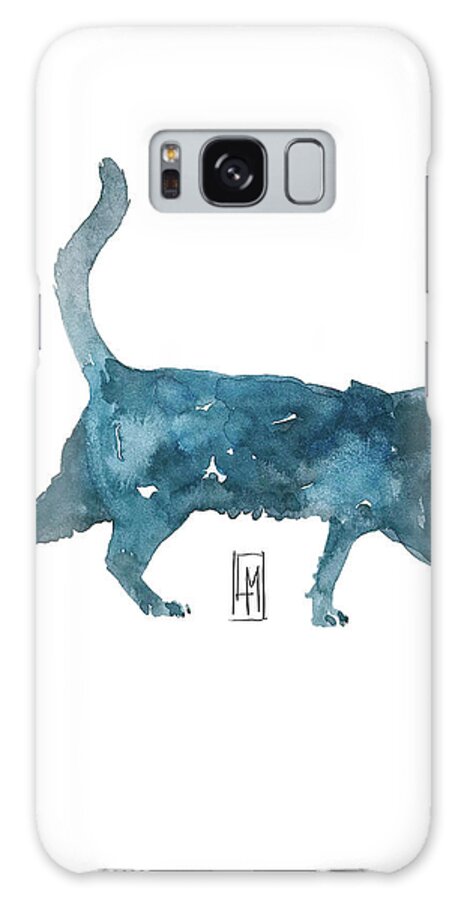 Animal Galaxy Case featuring the painting Le Chat et Bue by Luisa Millicent