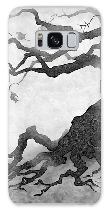 Tree Galaxy Case featuring the painting Leaning Into A Dream by Michele Sleight