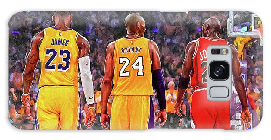 Kobe, MJ, LeBron canvas