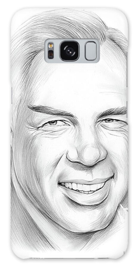 Lee Marvin Galaxy Case featuring the drawing Lee Marvin 05DEC22 by Greg Joens