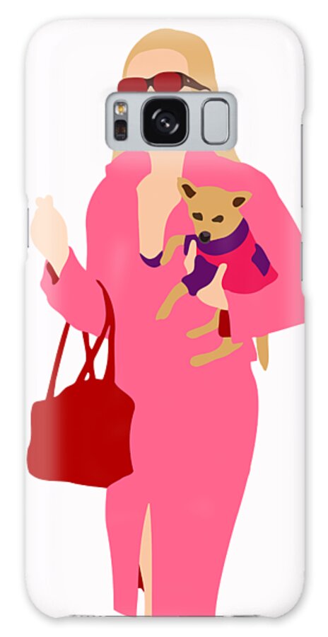 Legally Blonde Galaxy Case featuring the digital art Legally Blonde by Remake Posters