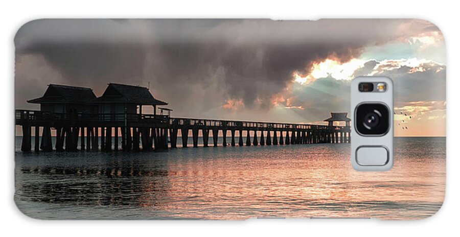 Florida Galaxy Case featuring the photograph Light On The Pier by Ed Taylor