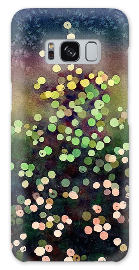 Christmas Painting Galaxy Case featuring the painting Light Up the Season by Anne Gifford
