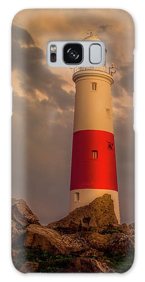 Lighthouse Galaxy Case featuring the photograph Lighthouse at Portland Bill by Chris Boulton