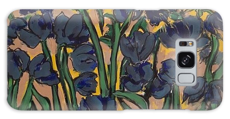  Galaxy S8 Case featuring the painting Lilies of the field by Angie ONeal