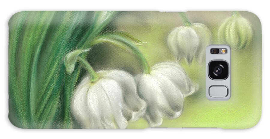 Botanical Galaxy Case featuring the painting Lily of the Valley by MM Anderson