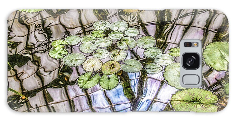 Lily Pads Galaxy Case featuring the photograph Lily Pads, Conservatory of Flowers by Donald Kinney