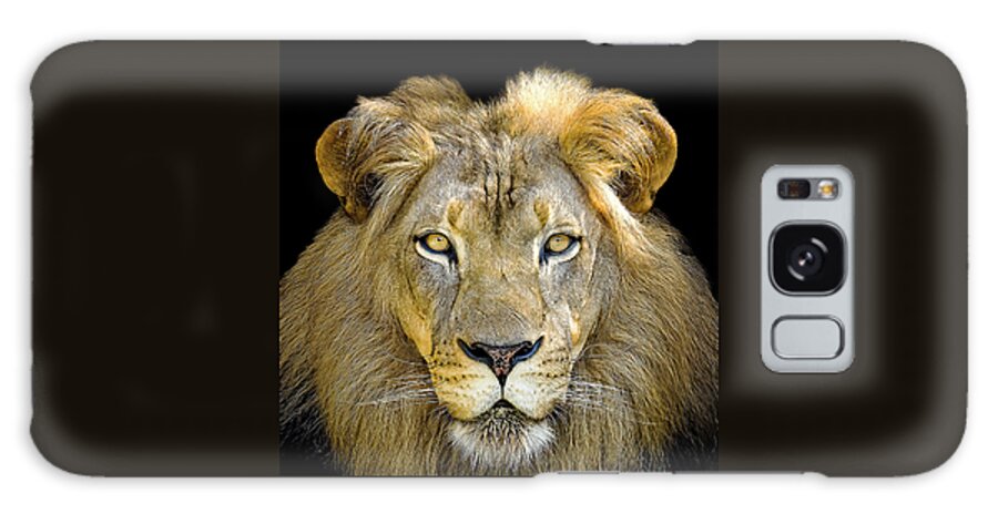 Lion Galaxy Case featuring the photograph Lion King by Cheri Freeman